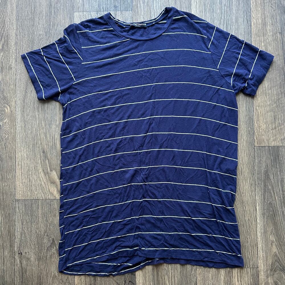 🥶 Brandy Melville Navy Striped T-Shirt Dress One Size